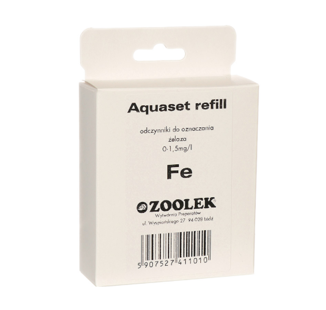 ZOOLEK AQUA TEST Fe ŻELAZO REFILL uzupełnienie
